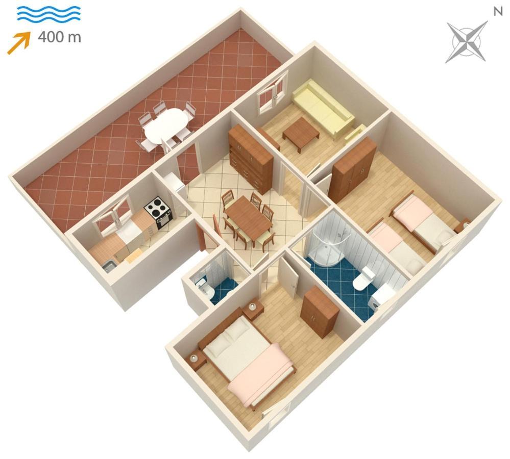Apartments And Rooms With Parking Space Supetar, Brac - 5658 Exteriör bild